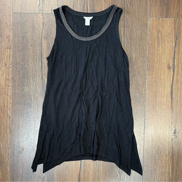 Paraphrase tank top with beaded collar SZ XS - Picture 1 of 4